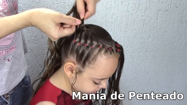 Penteado para Meninas com Elásticos e Tranças | Penteado com Rabo de Cavalo ou Coque смотреть онлайн
