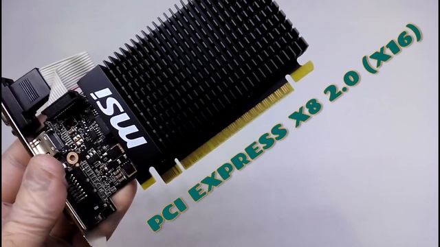 Tarjeta Gráfica BARATA para PC Slim - Msi GeForce GT 710 2GB DDR3 смотреть онлайн