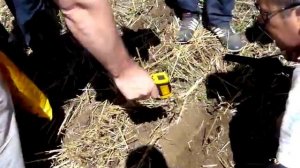 Сеялка AMAZONE DMC - настройка глубины посева