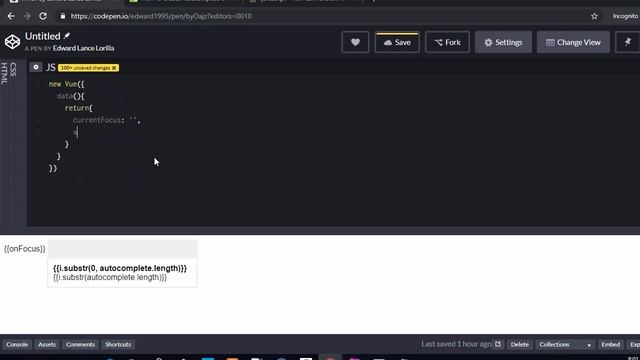 vuejs Autocomplete on an Input Field смотреть онлайн