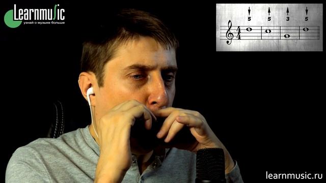 Хроматическая гармоника | Простые мелодии - Артикуляция - Михаил Гапак смотреть онлайн