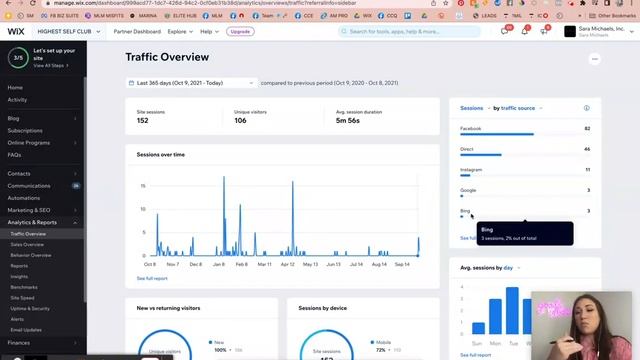 Wix Analytics: How to Analyze (& Interpret!) Your Site's Traffic #wix смотреть онлайн