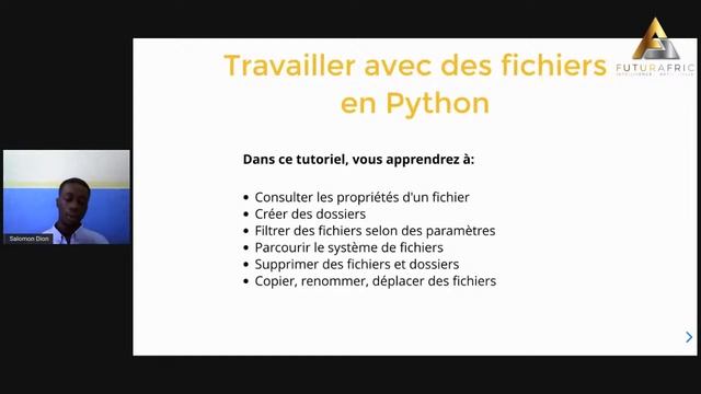 Travailler avec les fichiers en python (Partie 2) смотреть онлайн