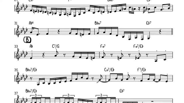 Like Someone In Love. Hank Mobley's (C) Solo Transcription. смотреть онлайн