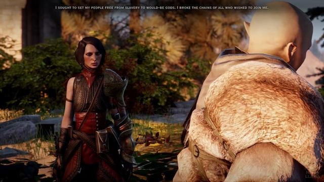 Dragon Age: Inquisition - Trespasser DLC - "You’re the Dread Wolf" special dialogue option смотреть онлайн
