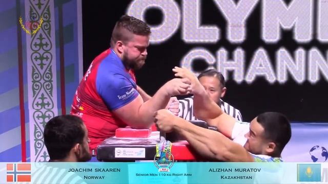 2023 WAF 110 KG RIGHT HAND SENIOR MEN ALL MATCHES смотреть онлайн