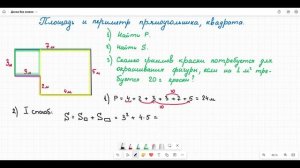 Площадь сложных фигур