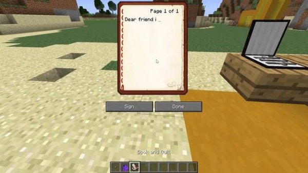 ☑ WORKING MACBOOK laptop in Minecraft!