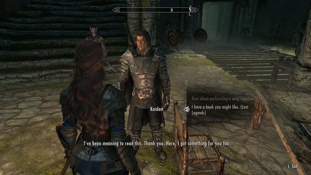 SKYRIM: Kaidan’s been meaning to read this! смотреть онлайн
