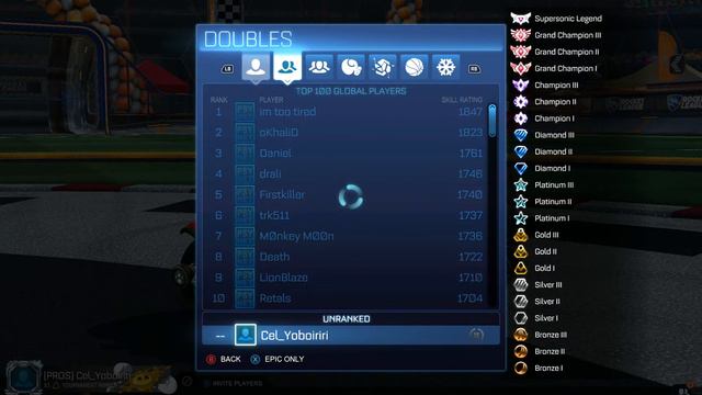 Rocket League Stats And Ranking For Season 3
