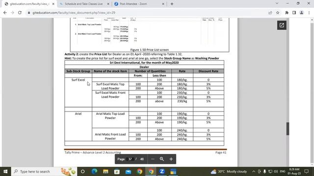 About Price Level List | AdvanceTally Prime | GIT Education смотреть онлайн
