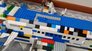 Лего самоделка- самолет