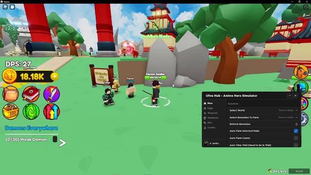 ⚔️ НОВЫЙ СКРИПТ на АВТОФАРМ Anime Hero Simulator в Roblox | АВТО-ОТКРЫВАНИЕ ЯЙЦ и МНОГОЕ ДРУГОЕ! ⚔ смотреть онлайн