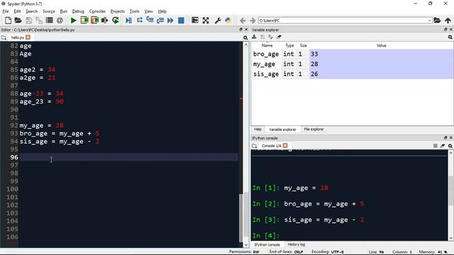 13. Python Variables and operators Expression : Python Tutorial Developer Series A - Z смотреть онлайн