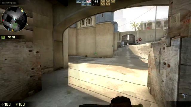 100 ПОДПИСЧИКОВ!!! Играю в CS:GO с закрытыми глазами:D смотреть онлайн
