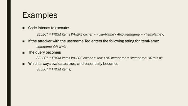 Presentation on SQL Injection - Ted Lawson смотреть онлайн