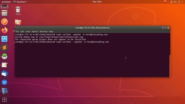 Letsencrypt error - The requested pache plugin does not appear to be installed смотреть онлайн