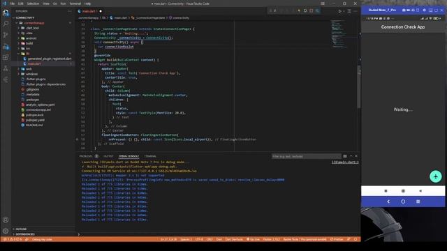 How To Create a Internet Connection Status Checking App Using Flutter || Bengali || 2022 смотреть онлайн