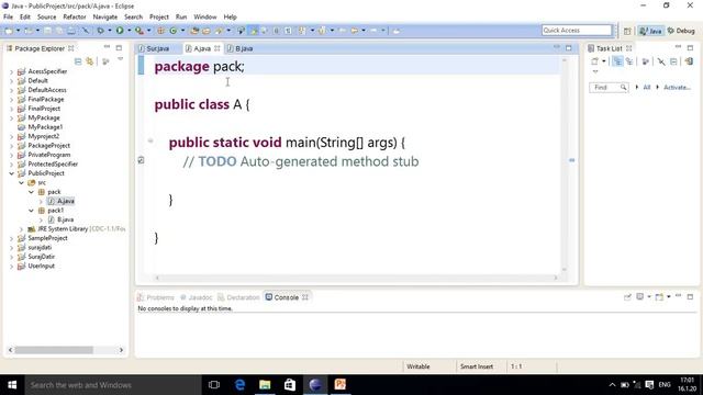Public Access Modifiers in JAVA,#68 смотреть онлайн