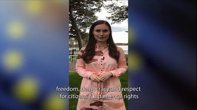 Sanna Marin, Finnish Prime Minister on Europe Day смотреть онлайн