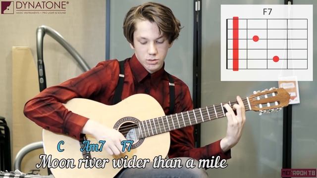 Разбор Moon River - Frank Sinatra на гитаре // Moon River - Frank Sinatra guitar tutorial смотреть онлайн