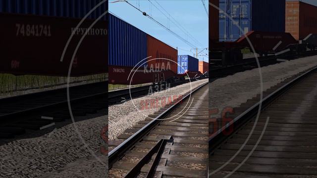 Trainz 22, «ВЛ10УК-019 на выходе со станции Яхино» смотреть онлайн