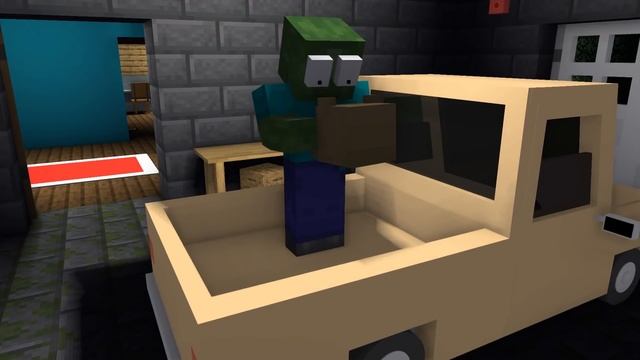 Monster School : Scary Mansion Horror Game Challenge - Minecraft Animation смотреть онлайн