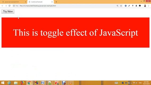 JavaScript Toggle смотреть онлайн