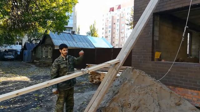 Подъём леса на второй этаж смотреть онлайн