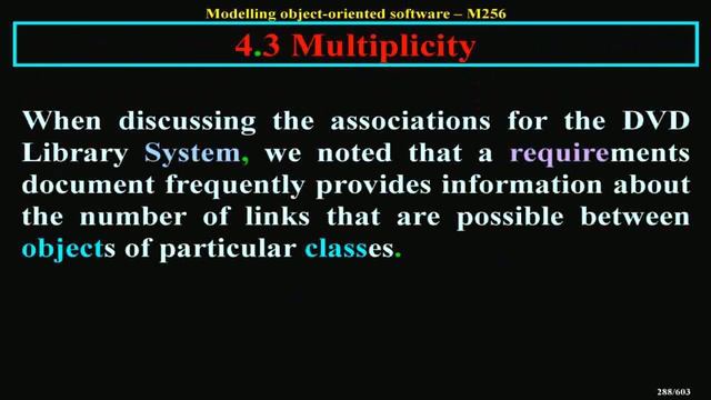 Modelling object-oriented software (M256_1) смотреть онлайн