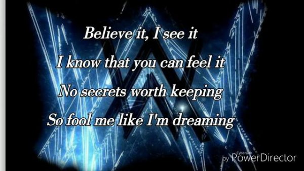 Alan Walker-Darkside (Feat.Au/ra and Tomine Harket) Lyrik