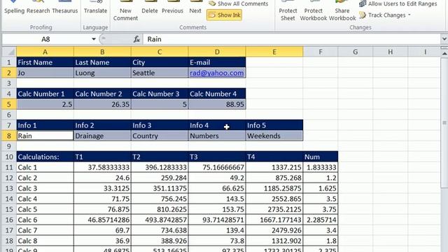 Excel Magic Trick 807:Protect Sheet To Allow Data Enter Only In Cells With Raw Data смотреть онлайн