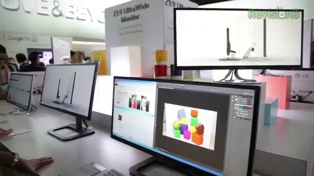 LG EA93 UltraWide 29 inch Monitor First Look CES 2013 смотреть онлайн