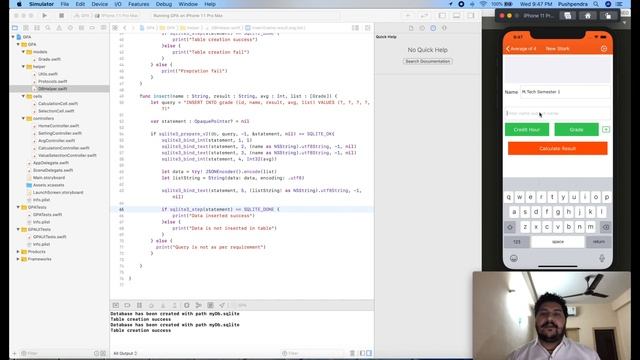 How to store data locally in swift 5 using SQLite смотреть онлайн