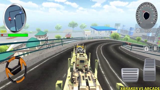 US Army Vehicle Transporter Truck: Military game - Cargo Army Helicopter - Android Gameplay смотреть онлайн