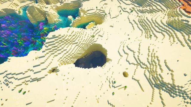 [4K 60fps] Insane render distance | SEUS PTGI HRR 3 | Exploring SEED:983557080637982880 смотреть онлайн