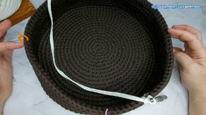 ??? ЛЕЖАНКА ДЛЯ ДОМАШНИХ ПИТОМЦЕВ ИЗ ТРИКОТАЖНОЙ ПРЯЖИ КРЮЧКОМ ??? МАСТЕР-КЛАСС ???