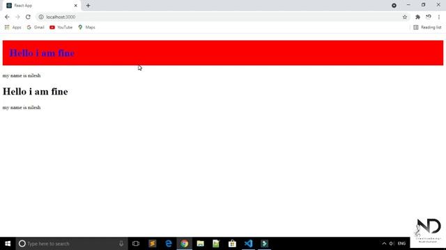 3 Simple ways to style component in React JS tutorial in Hindi смотреть онлайн