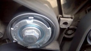 Визуальный контроль степени натяжения ролика ГРМ (ПРИОРА)