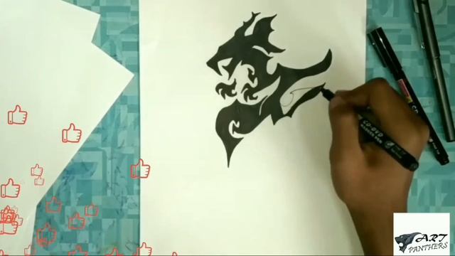 DRAGON Tattoo Design!! | ART PANTHERS смотреть онлайн