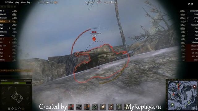 WOT: Arctic Region - M18 Hellcat - 5 frags - смотреть онлайн