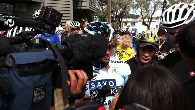 Alberto Contador Rides in Marin with Mike's Bikes 10/4/11 смотреть онлайн