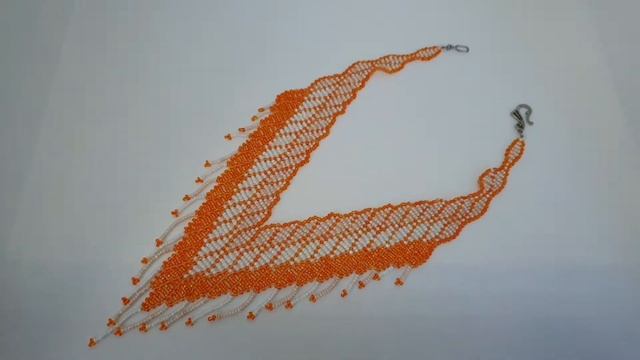 Beaded Necklace ПЕРСИК/ Necklace / Handmade Jewelry By NATALI AMAPOLA 16 мая 2020 г.