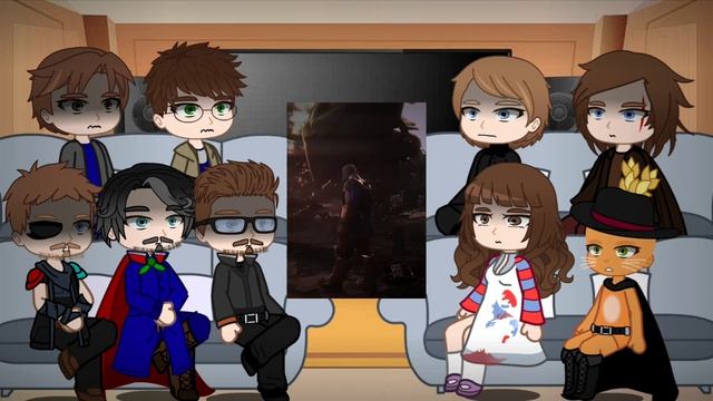 Heroes react to their villains ☆ |Thanos| and |Scarlet Witch| 1/? ♡ смотреть онлайн