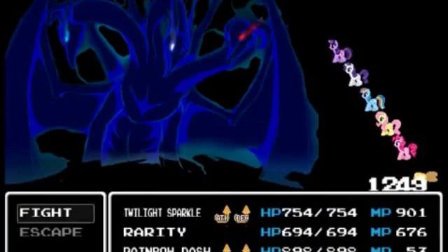 MLP RPG "The Elements of Harmony" Final Boss 2.0 (NIGHTMARE MOON EX) смотреть онлайн