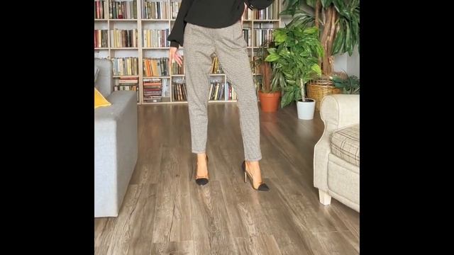 Брюки бананы утепленные в клетку зауженные смотреть онлайн