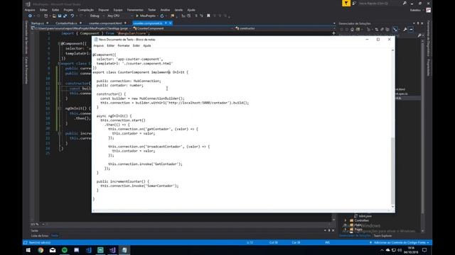 SignalR com angular + .NetCore смотреть онлайн