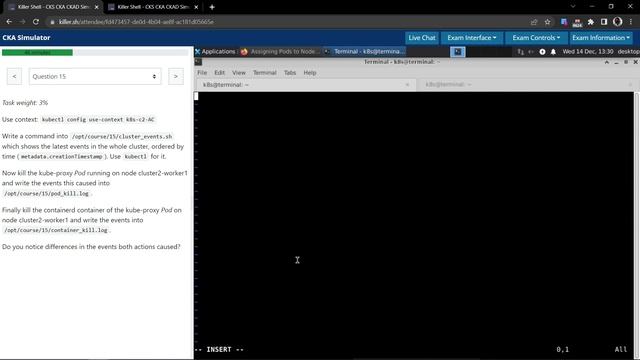 15 - CKA Question 15 Killer Shell