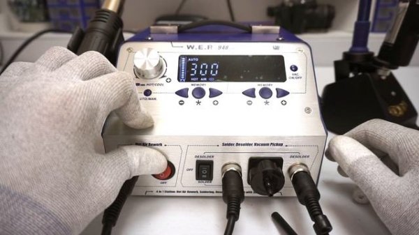 Паяльная станция для тебя WEP 948 II 4 в 1 обзор.