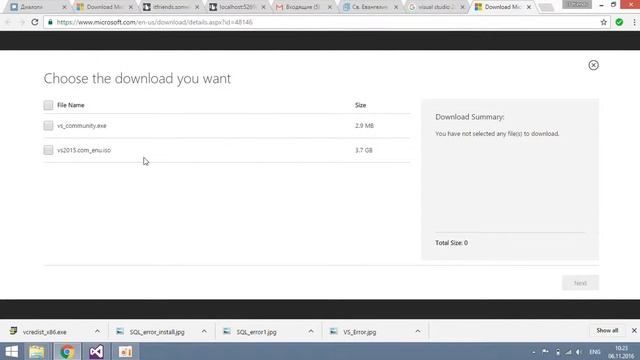 Урок 55. Установка бесплатной версии Visual Studio 2015: Community смотреть онлайн